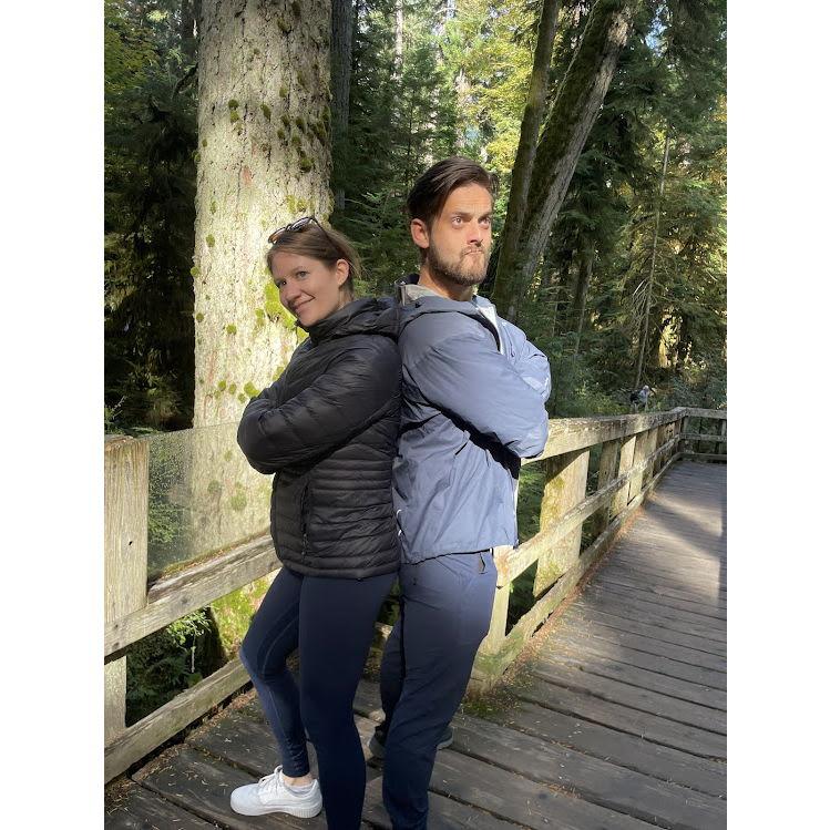 Posing organically. Cathedral Grove, BC - October 2024.