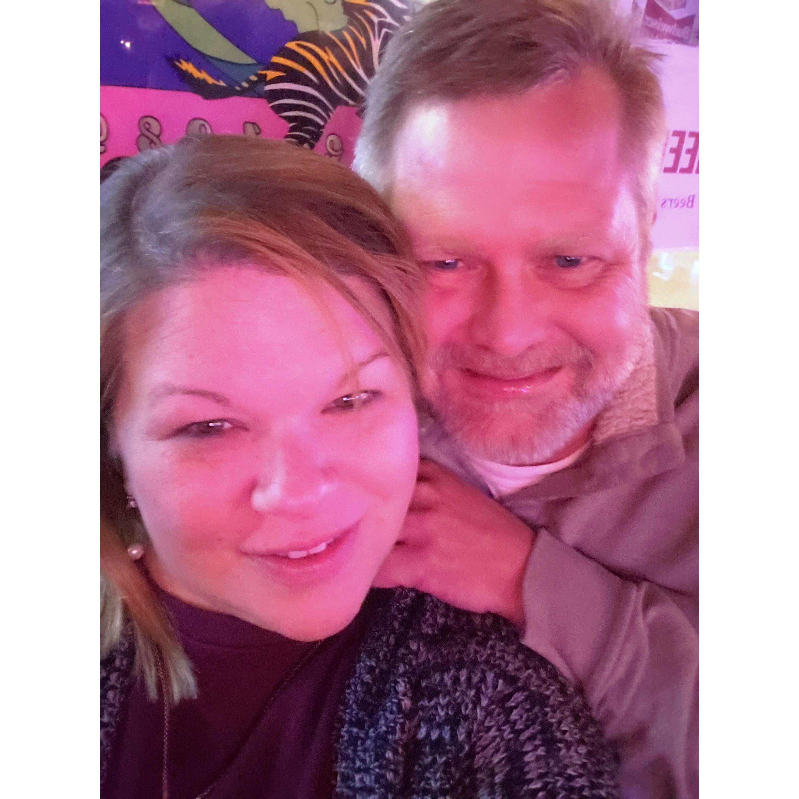 We "may" have both been a tad tipsy in this pic!