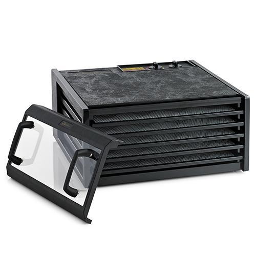 Excalibur 5-tray, 26hr Timer, Clear Door, Black