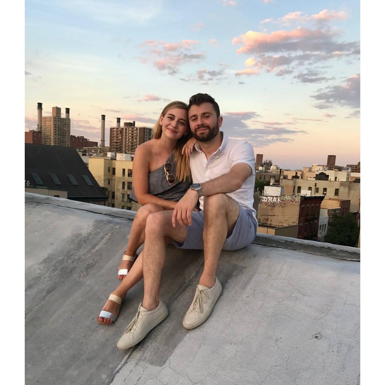 on the roof of Raph's apartment / July 2, 2017