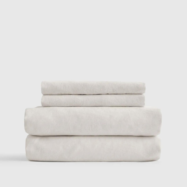 European Linen Sheet Set - Queen - Sand