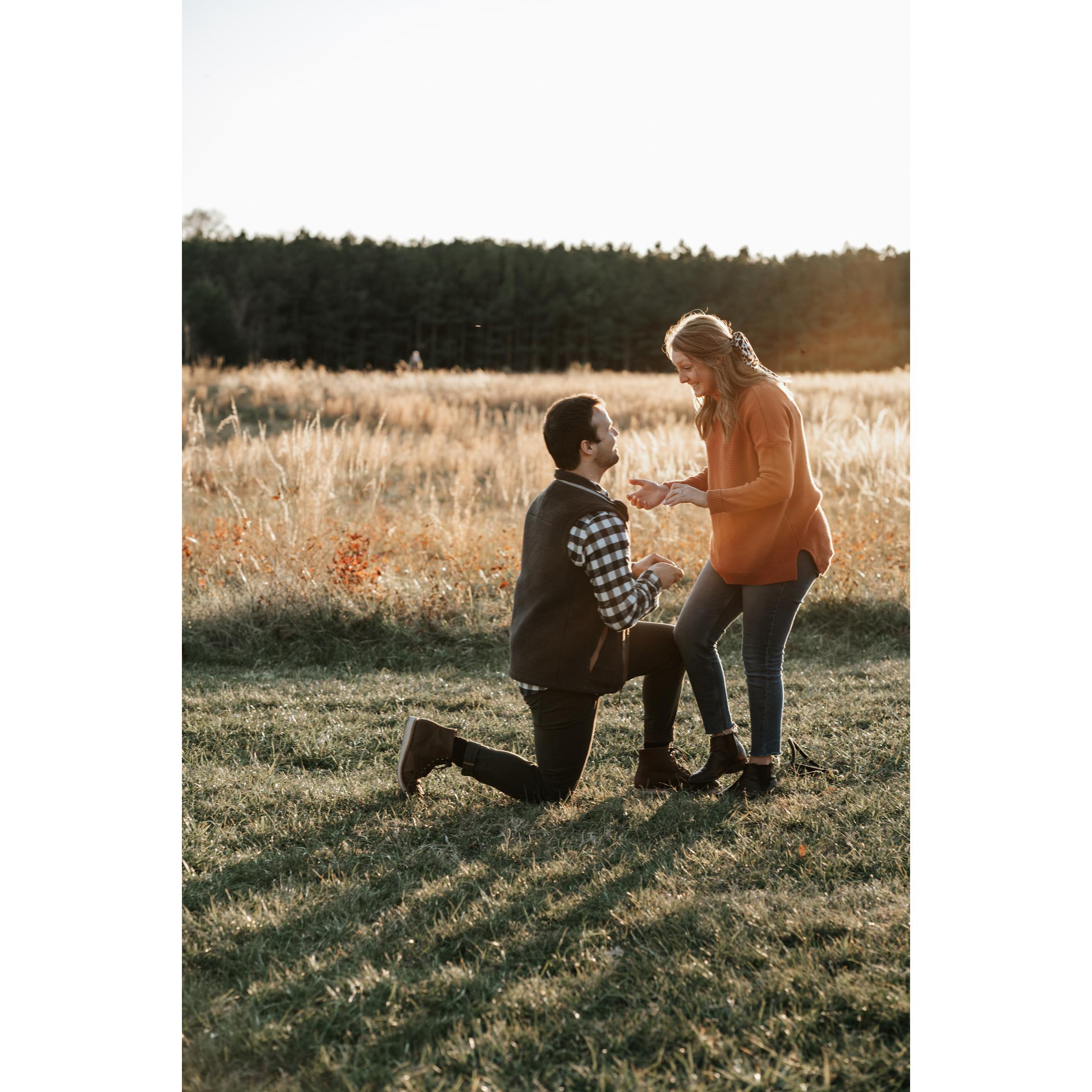 We got engaged!!!! December, 2019!!