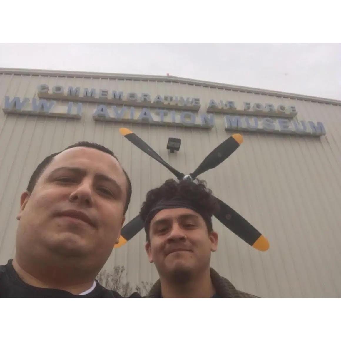 Edgar and Guillermo hanging out