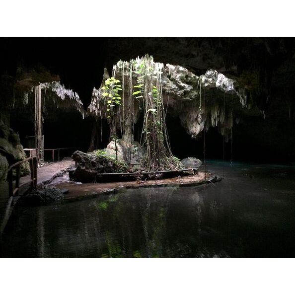 The entrance to Cenote Chaak Tun