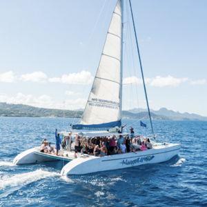 Catamaran Sunset Ride, St. Lucia