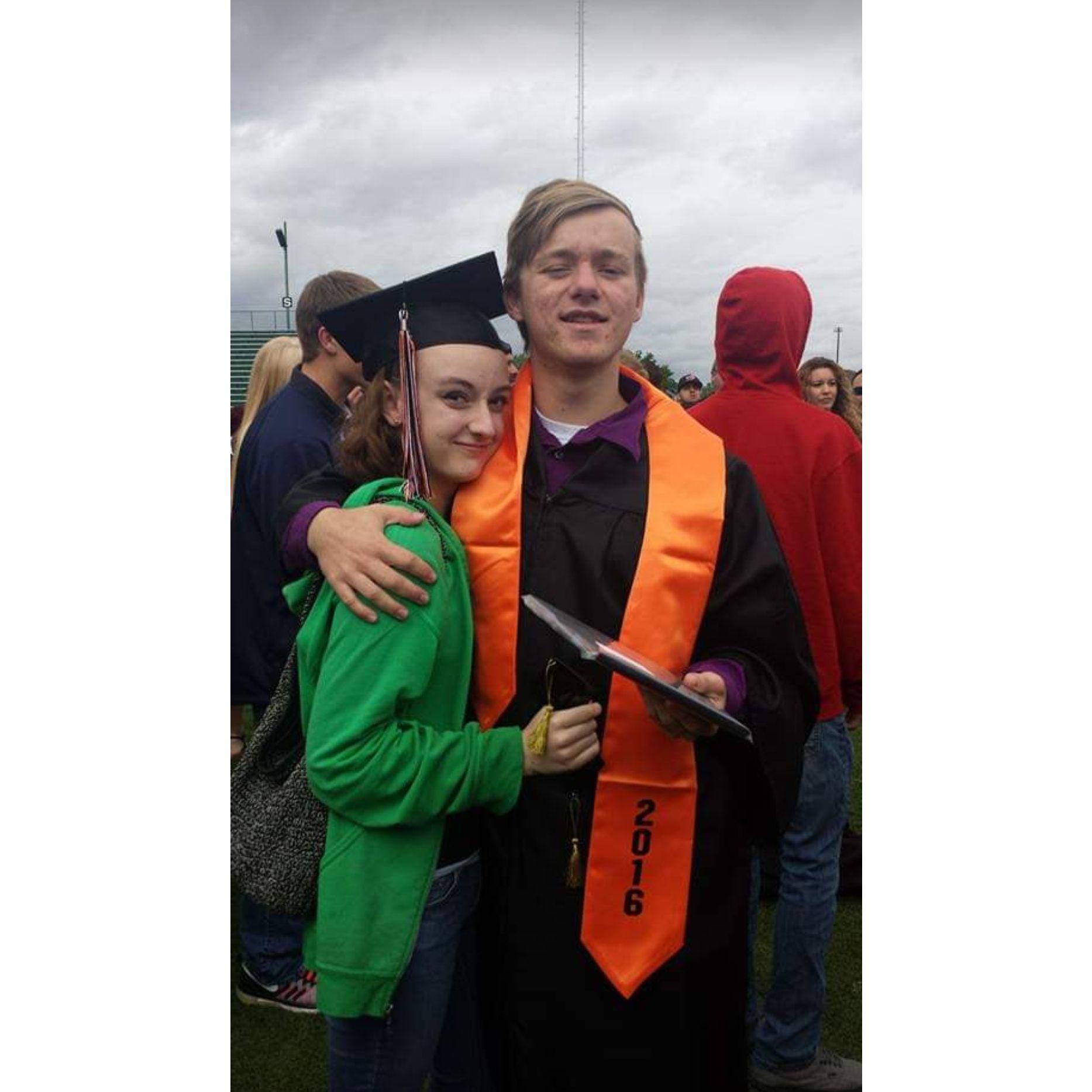 Brennan graduated high school!