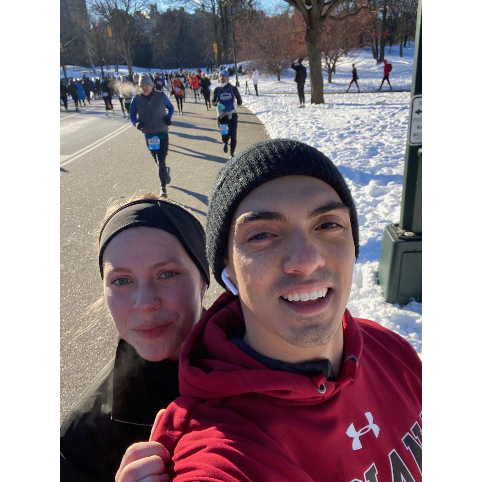 Our first race together!