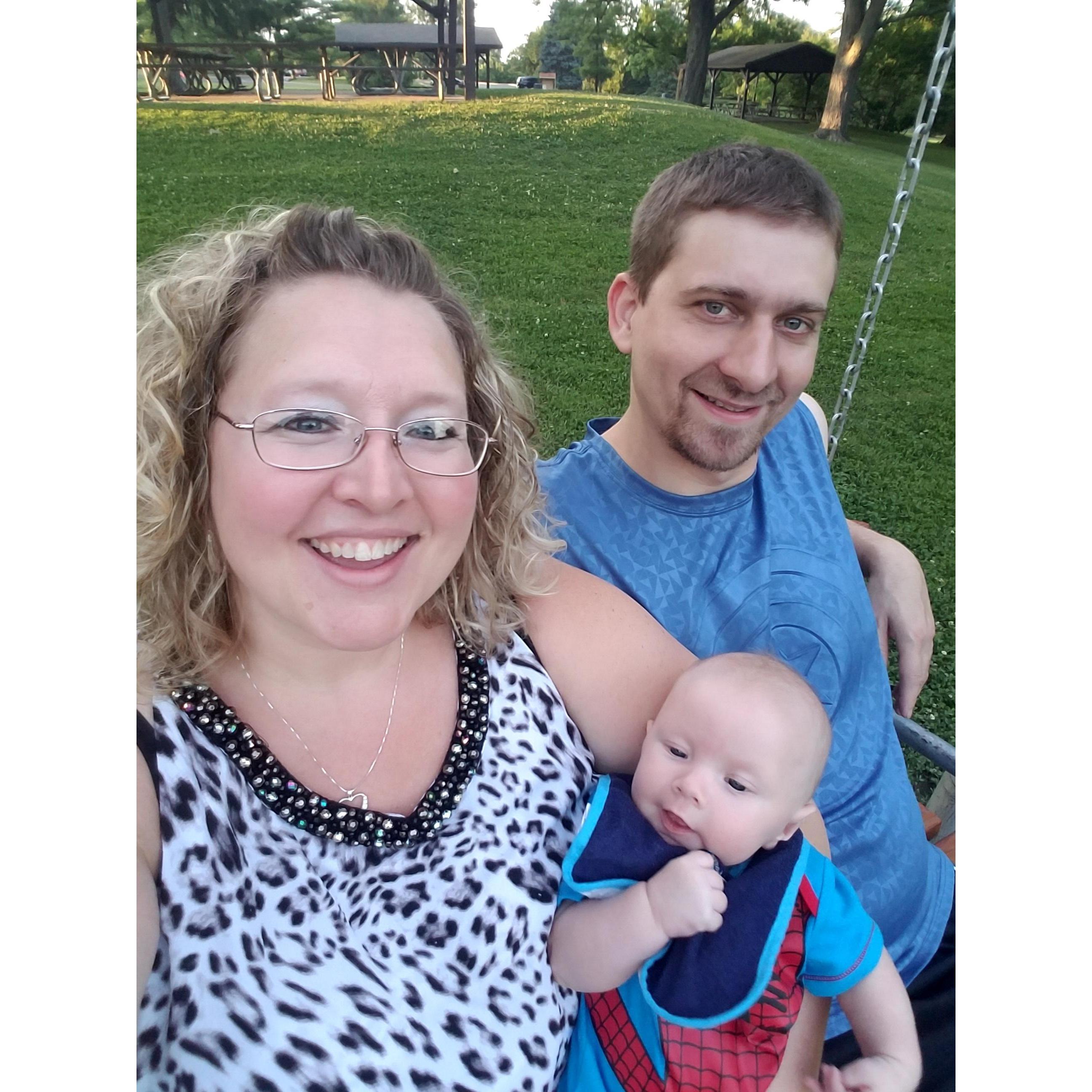 Us at a park in Fairfield 2017