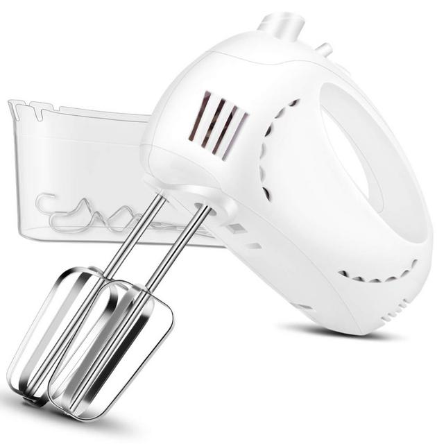 Cusinaid 5-Speed Electric Hand Mixer (White)