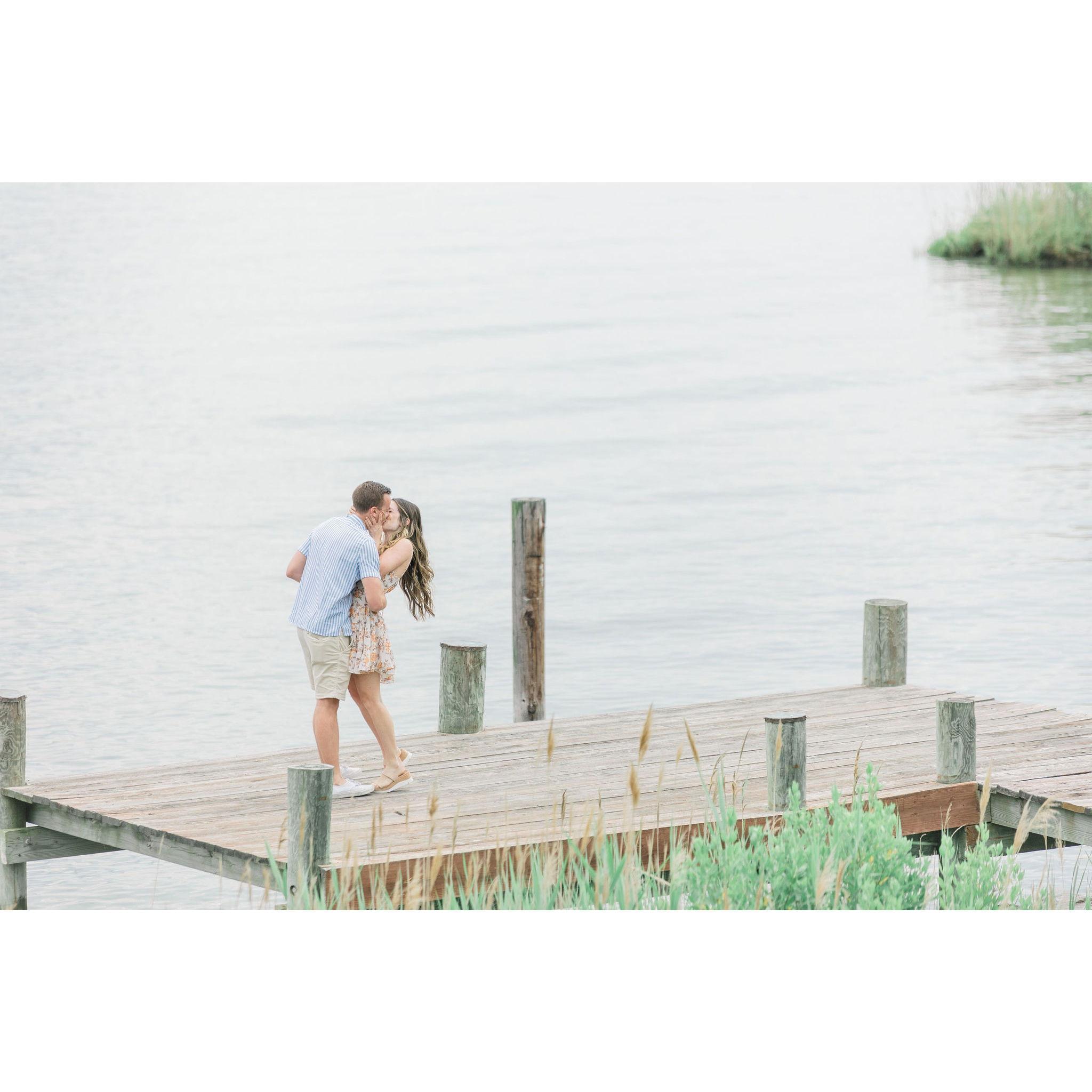Pat found the photographer on his own, and got lucky that we both loved her. Cassidy has now photographed a formal engagement shoot for us and will be photographing our wedding!