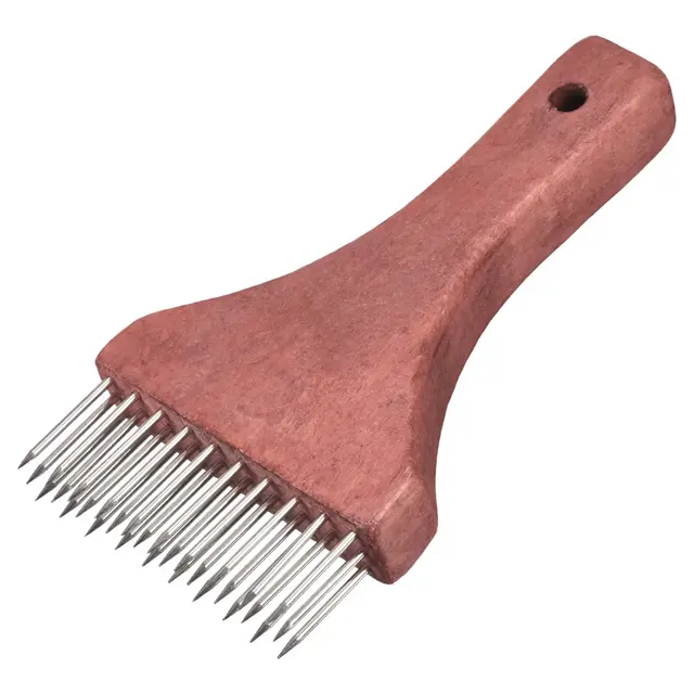 Unique Bargains Kitchen Tool Stainless Steel Meat Tenderizer for Tenderizing Meats Steak 1 Pc