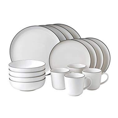 Gordon Ramsay GRBRST25796 Bread Street 16 Piece Set, White
