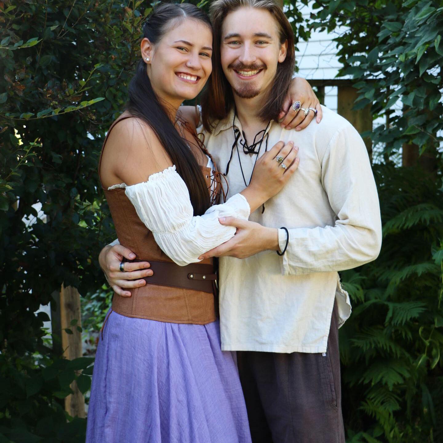 The first real date! We went to the Bristol Renaissance Faire and we continue to go at least once every year!