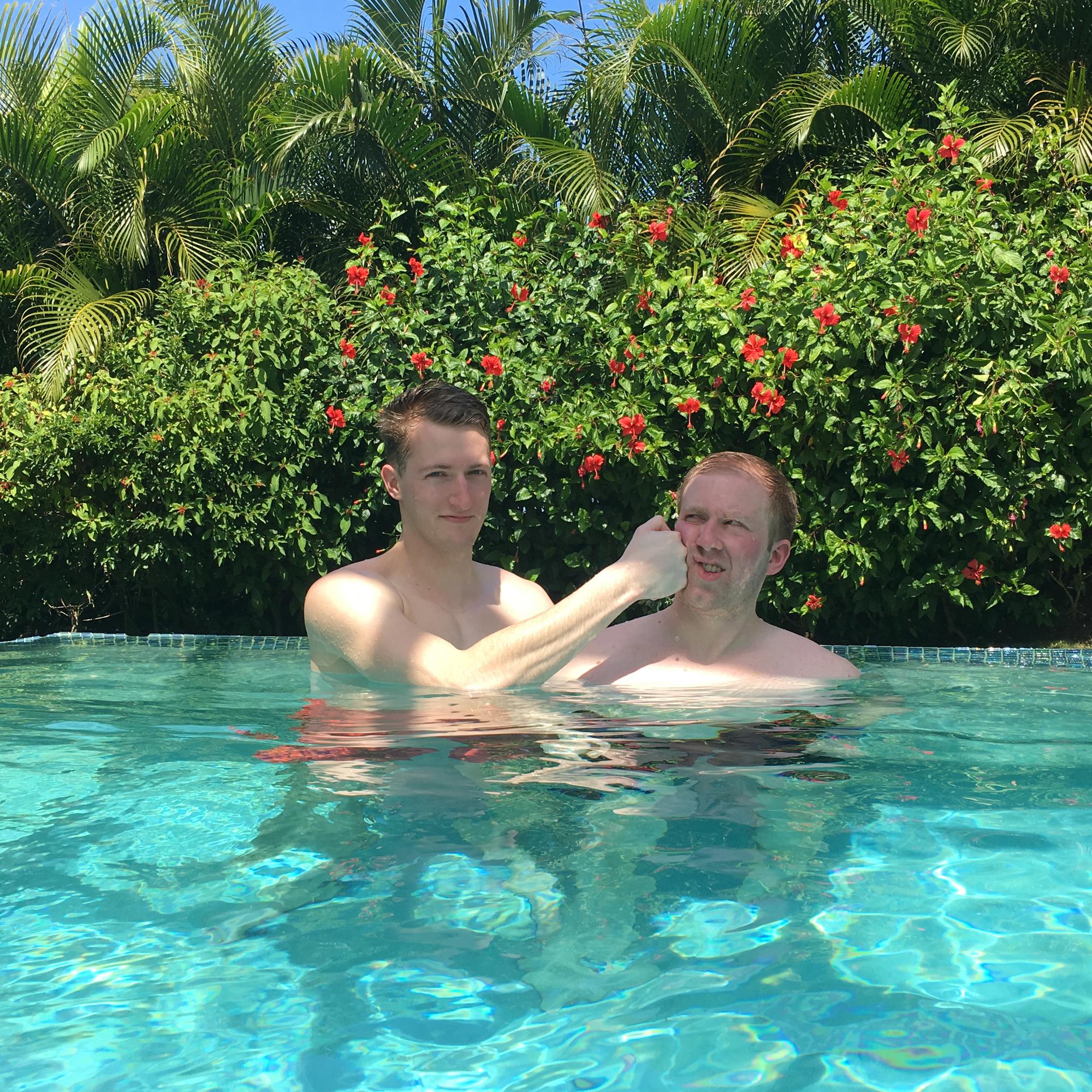 Zach being mean in Jamaica