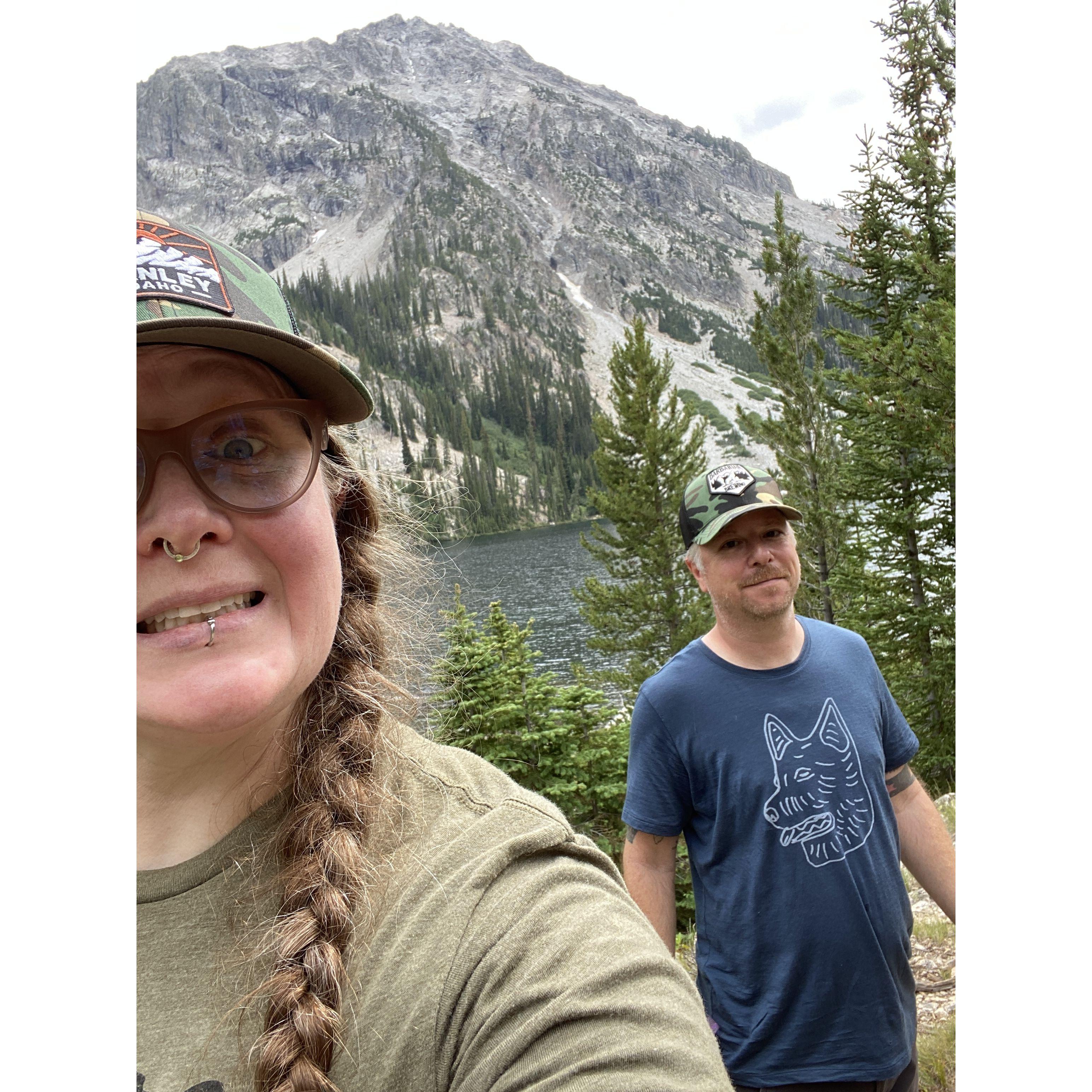 Always happy when hanging out at alpine lakes