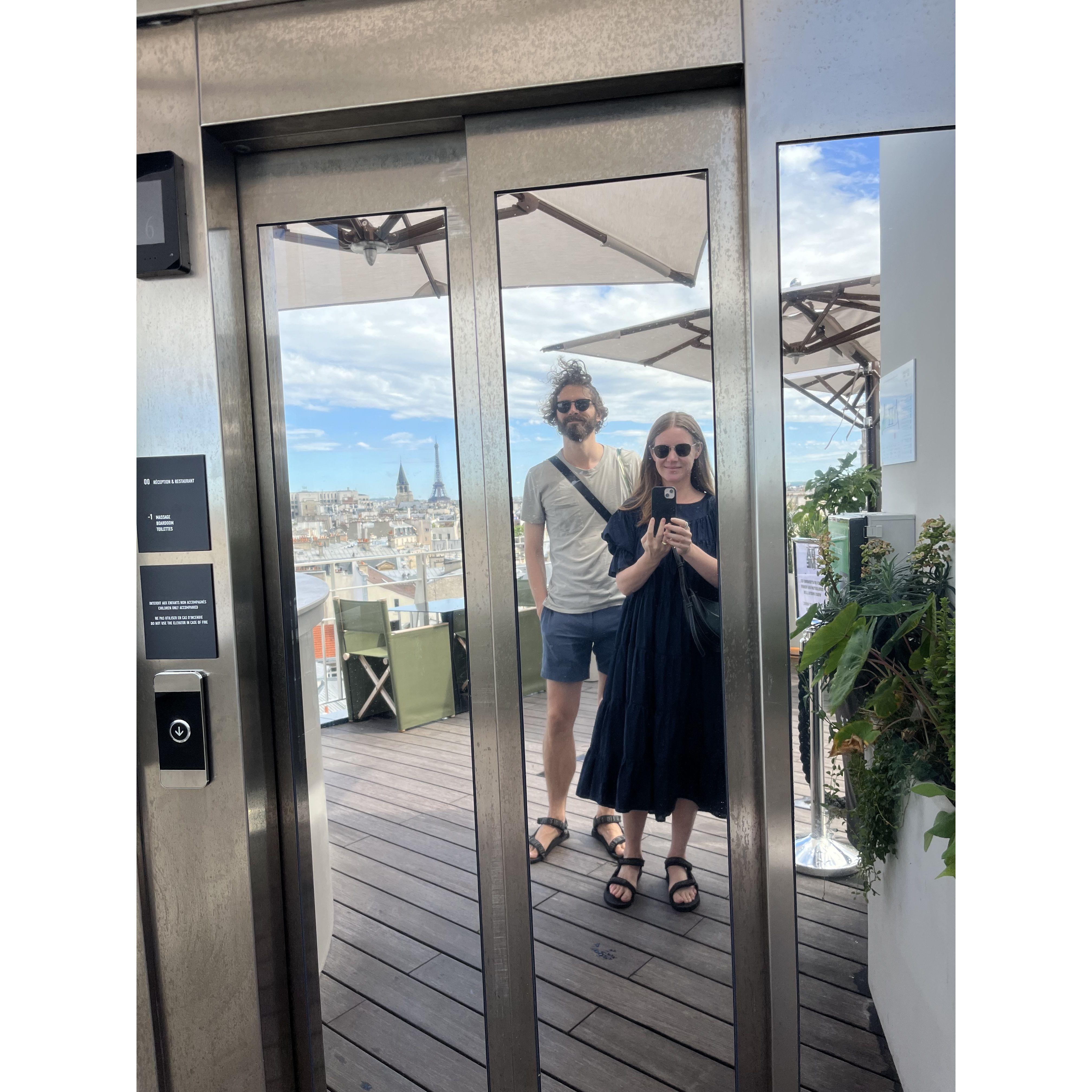 Our first time visiting Paris together