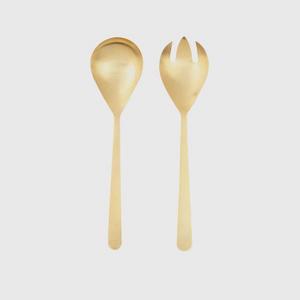 Oslo Salad Server - Gold