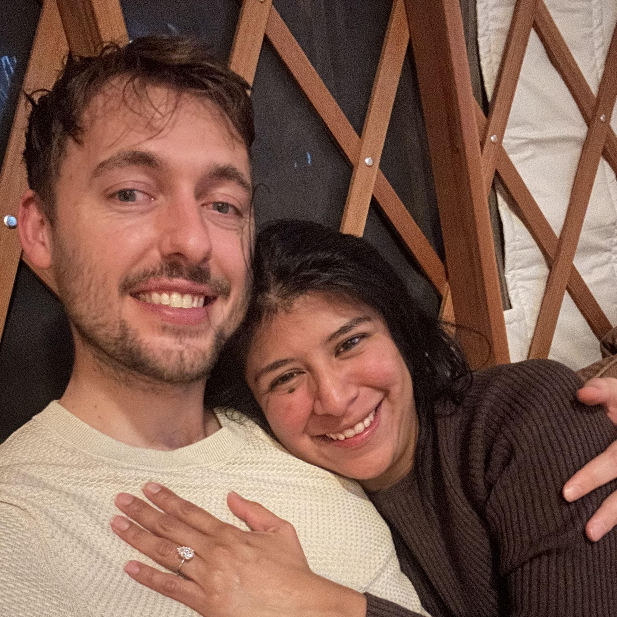 So happy to be engaged to my best friend!