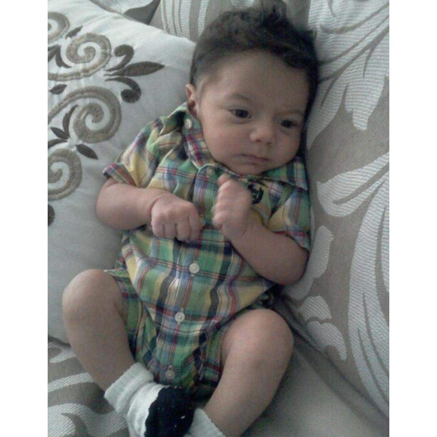 His hands used to always be in fists.