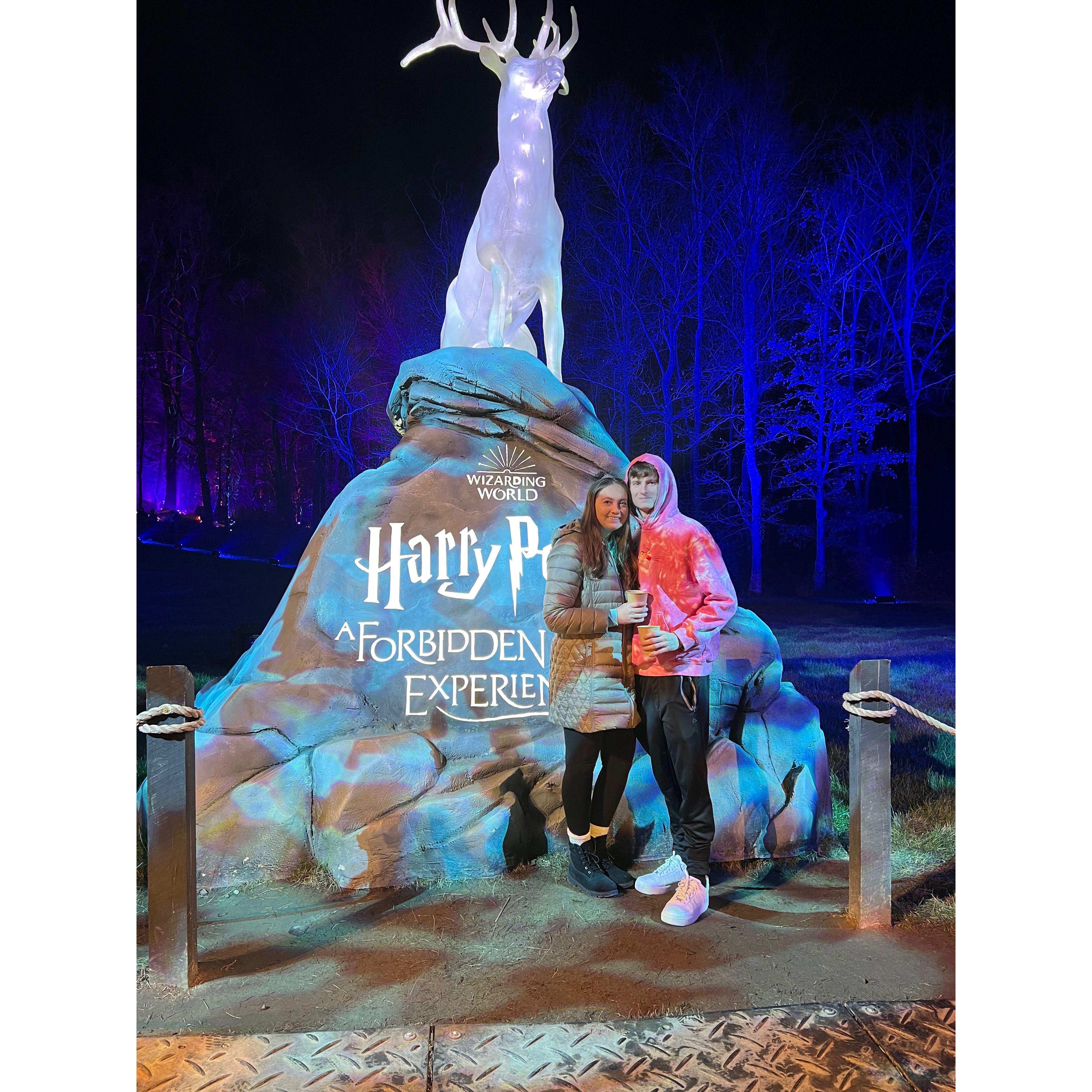 Grant always taking Maia to Harry Potter events...