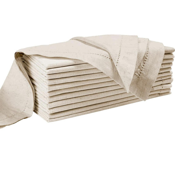 Lightnpro Flax Linen Napkins Set of 12