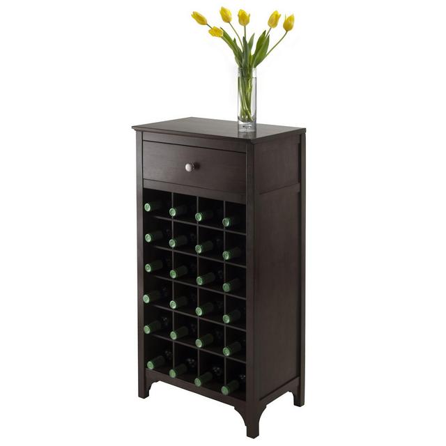 Ancona Modular Wine Cabinet with One Drawer and 24-Bottle