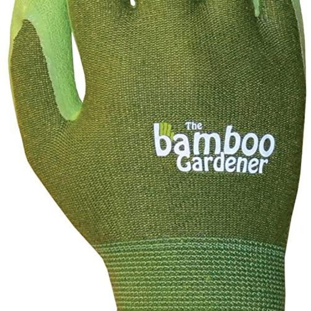 The Bamboo Gardener Rubber Palm Gloves,Small