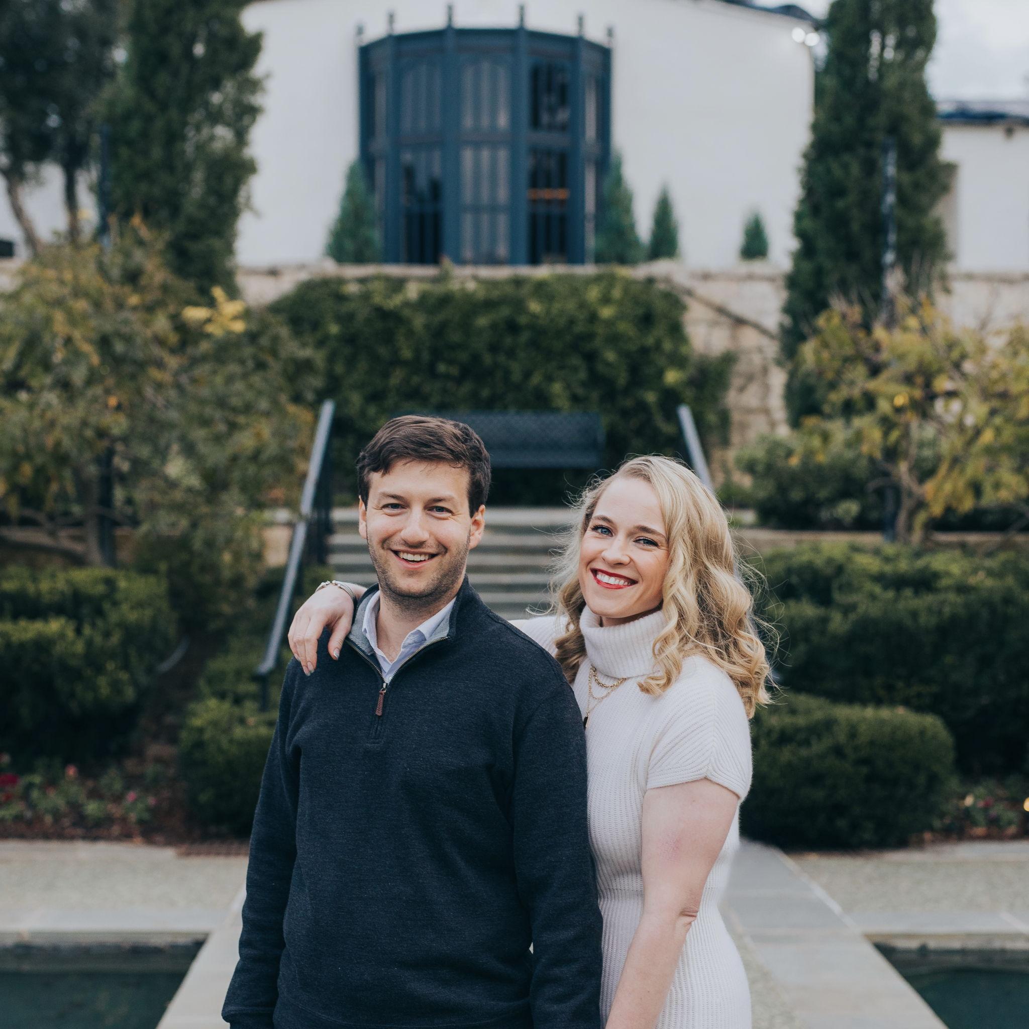 Engagement Session at the Arboretum