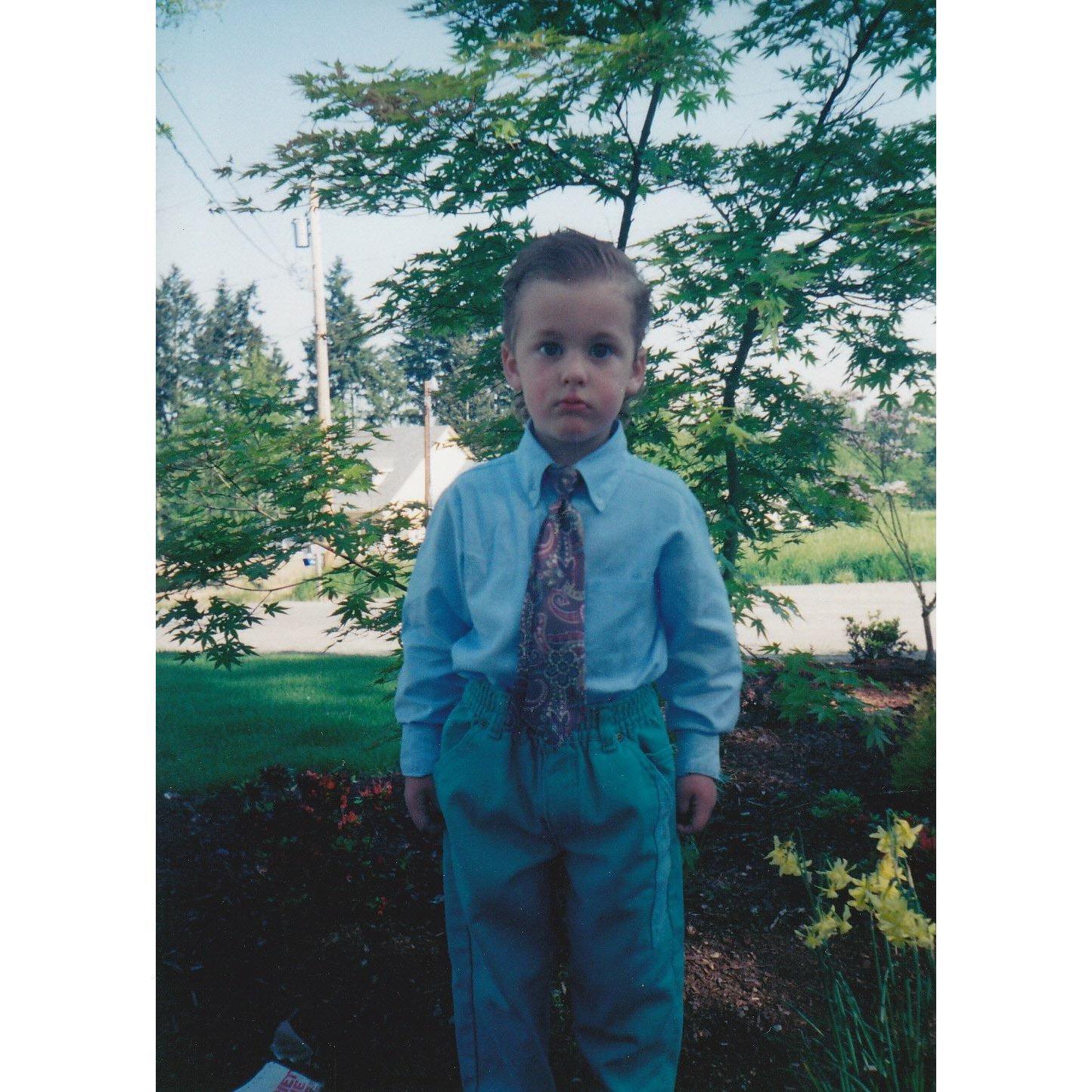 Spencer as a bebe
