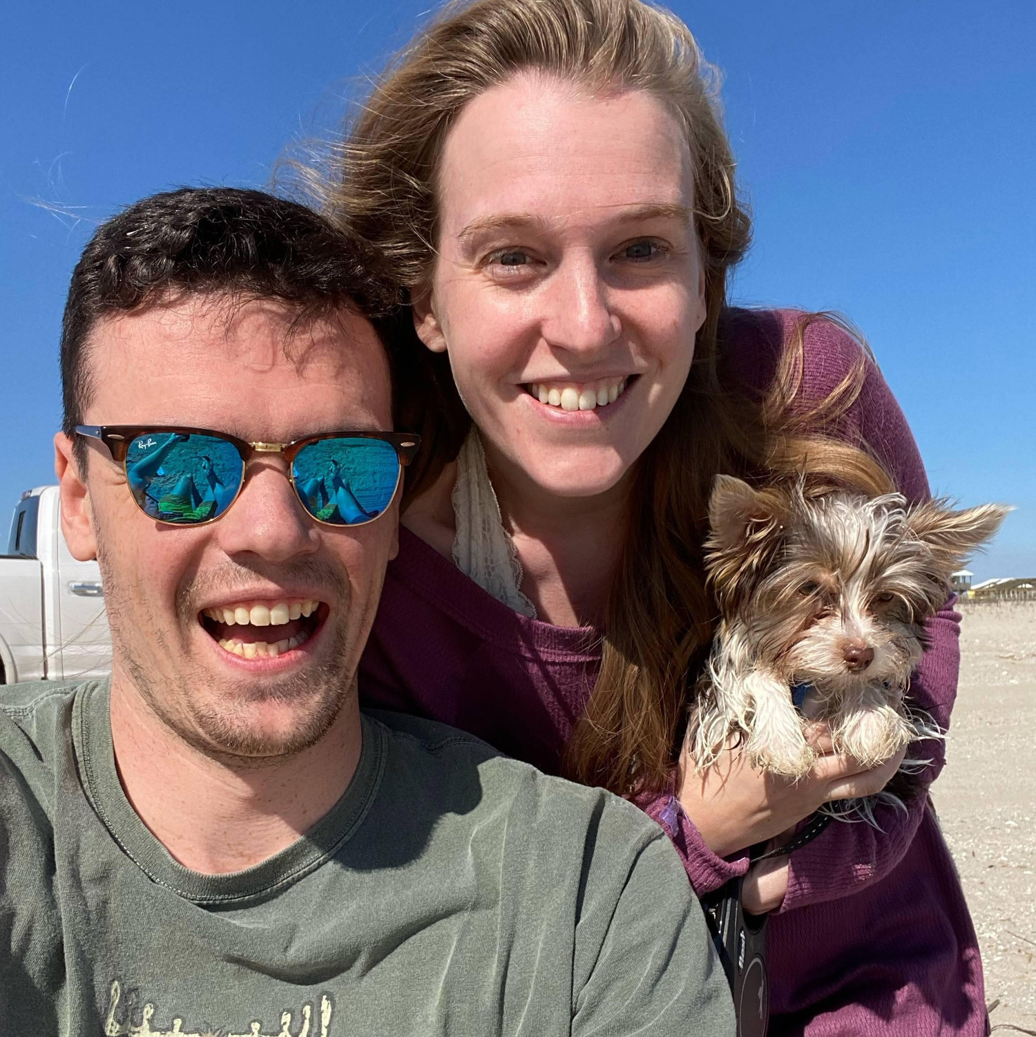 Holly Beach, Louisiana with Harry