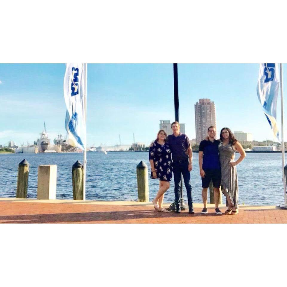 Alli & Tom joined us on a double date on the Spirit of Norfolk!