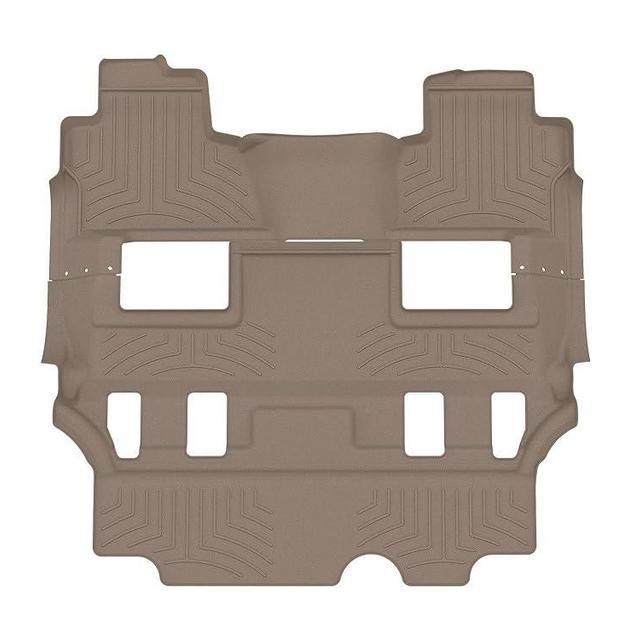WeatherTech FloorLiner HP Custom Fit Floor Mats for Tahoe, Yukon - 2nd/3rd Row (456070IM), Tan