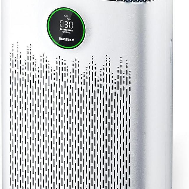 Air Purifiers for Home Large Room, with Smart Mode, PM2.5 Air Quality Display, 22dB Sleep Mode, Aromatherapy, Cover Up to 1295 Ft² with 2X-Purification & 360°Air Outlet, HAP603, Bright White
