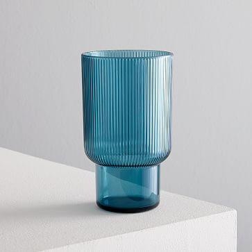 Fluted Acrylic Glassware, Highball, Silver Pine