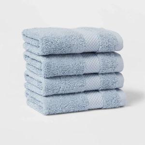 Target / Threshold Washcloths (Light Blue; Set of 4)