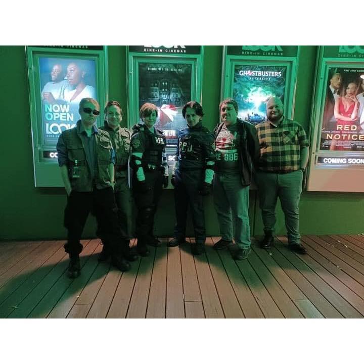 Resident Evil fam went to see the Welcome to Raccoon 