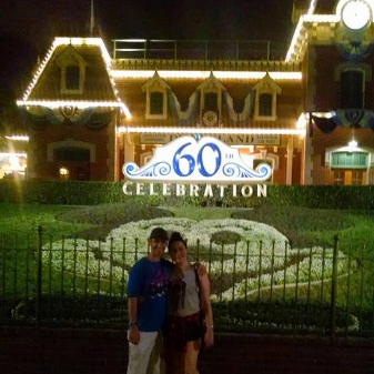 First trip to Disneyland together Aug 2015