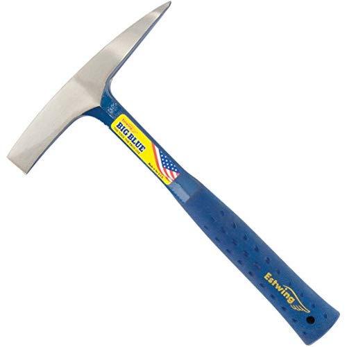 Estwing BIG BLUE Welding/Chipping Hammer - 14oz Slag Removal Tool with Forged Steel Construction & Shock Reduction Grip - E3-WC