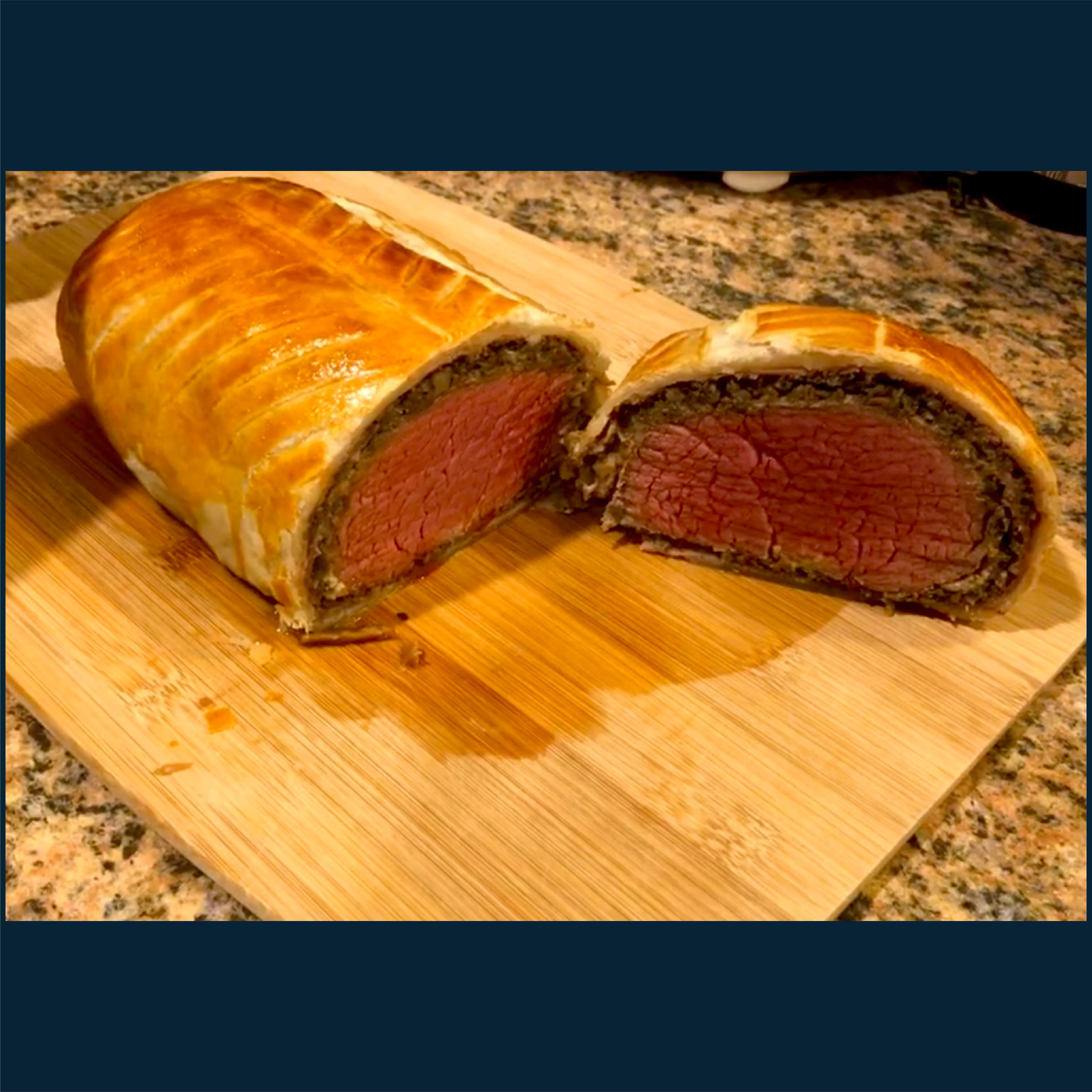 John's Beef Wellington to celebrate Arvin's Ph.D. defense!