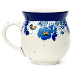 Polish Art Center - Polish Pottery Stoneware Gentlemen's Mug 11oz.