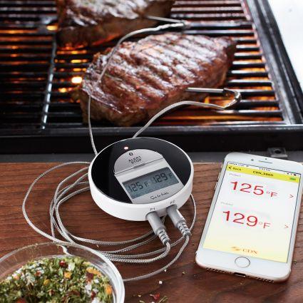 Sur La Table Bluetooth Dual-Probe BBQ Thermometer & Timer