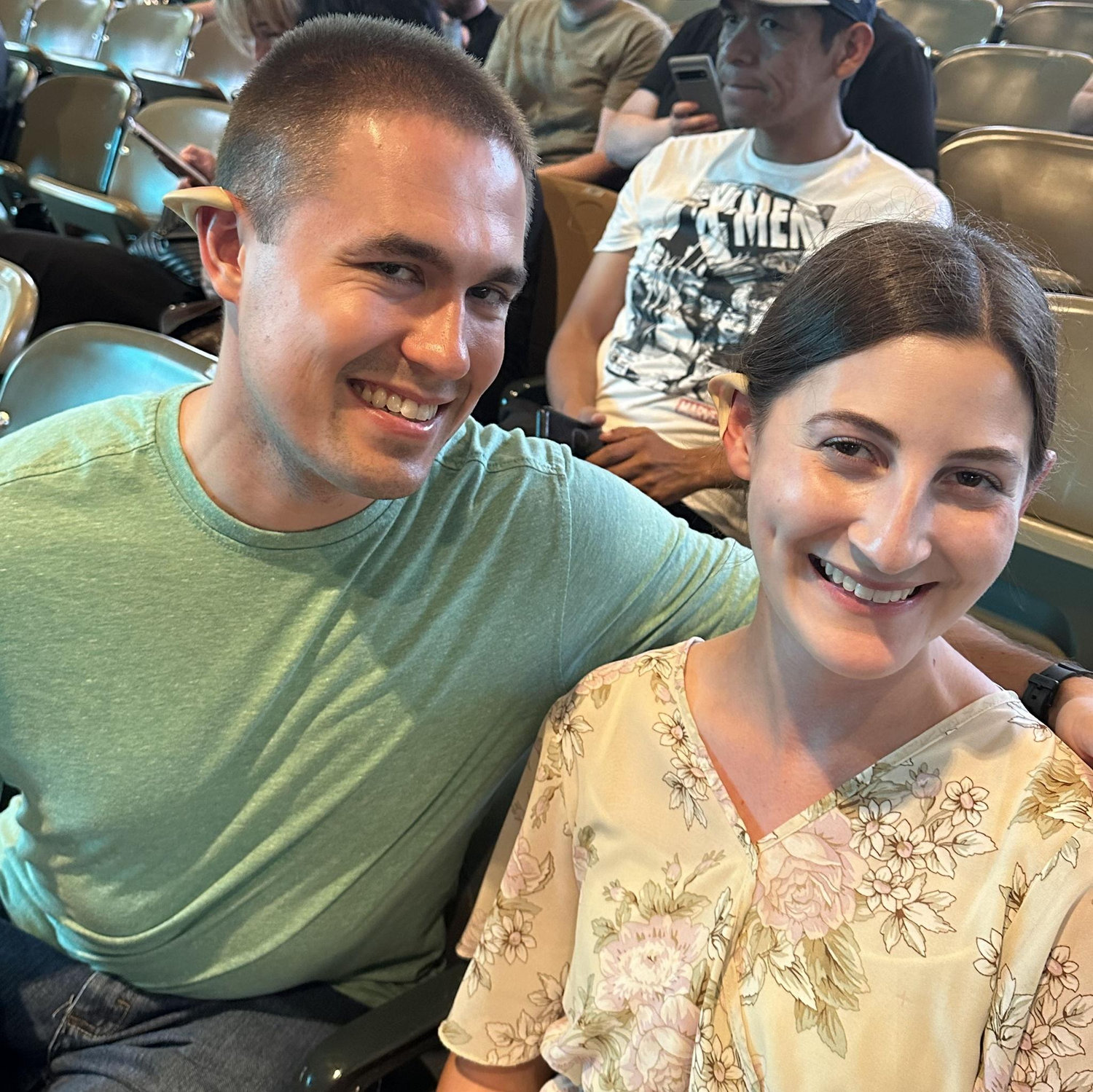 Watching Lord of the Rings with live music from the Cleveland Orchestra! (Check out our ears!)