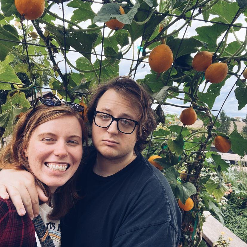 The coolest squash Hannah ever did see, courtesy of Chatfield Botanic Gardens