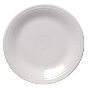Classic Rim 10 1/2 Inch Dinner Plate - White