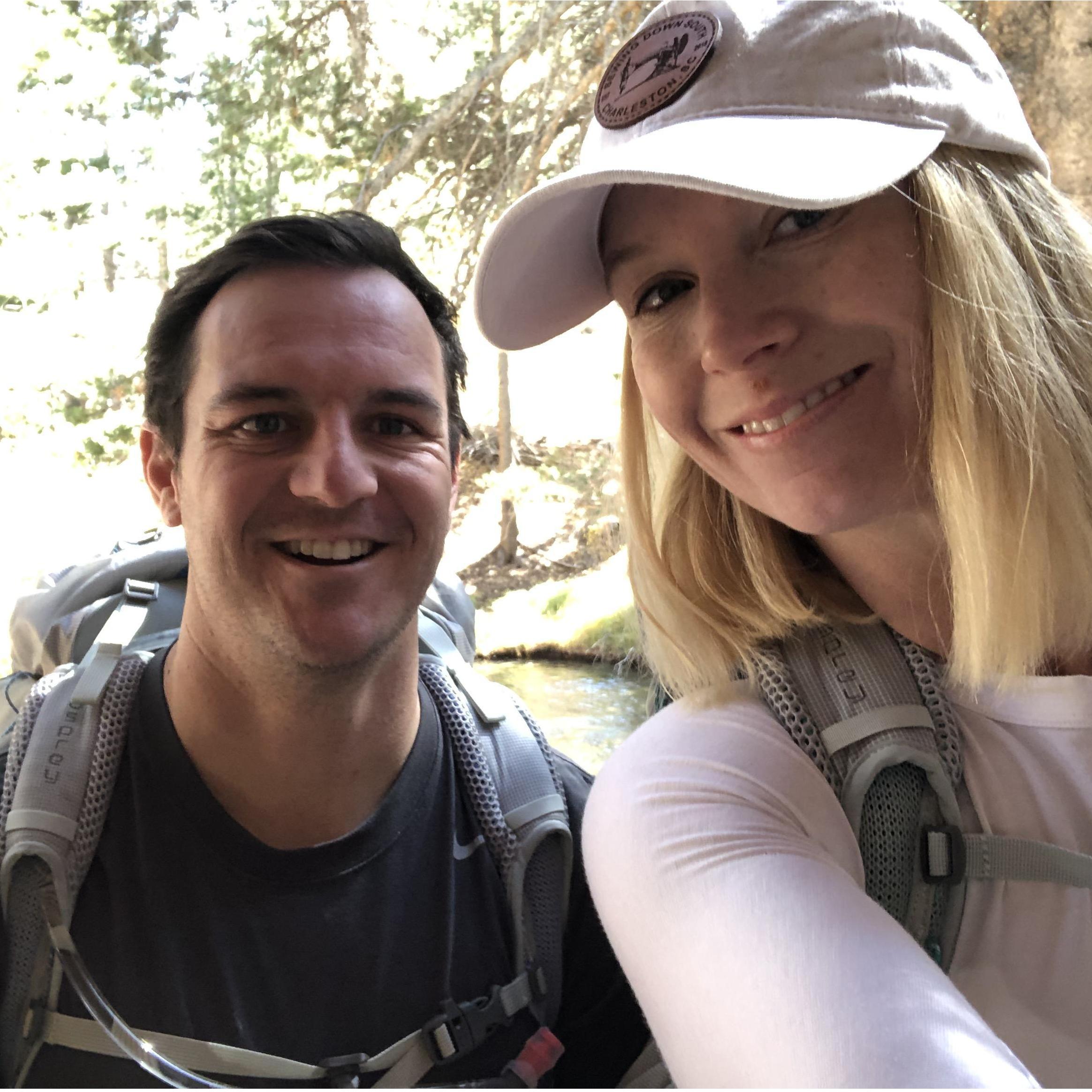 On our way to the Palisades Glacier, the southernmost Glacier in the U.S.