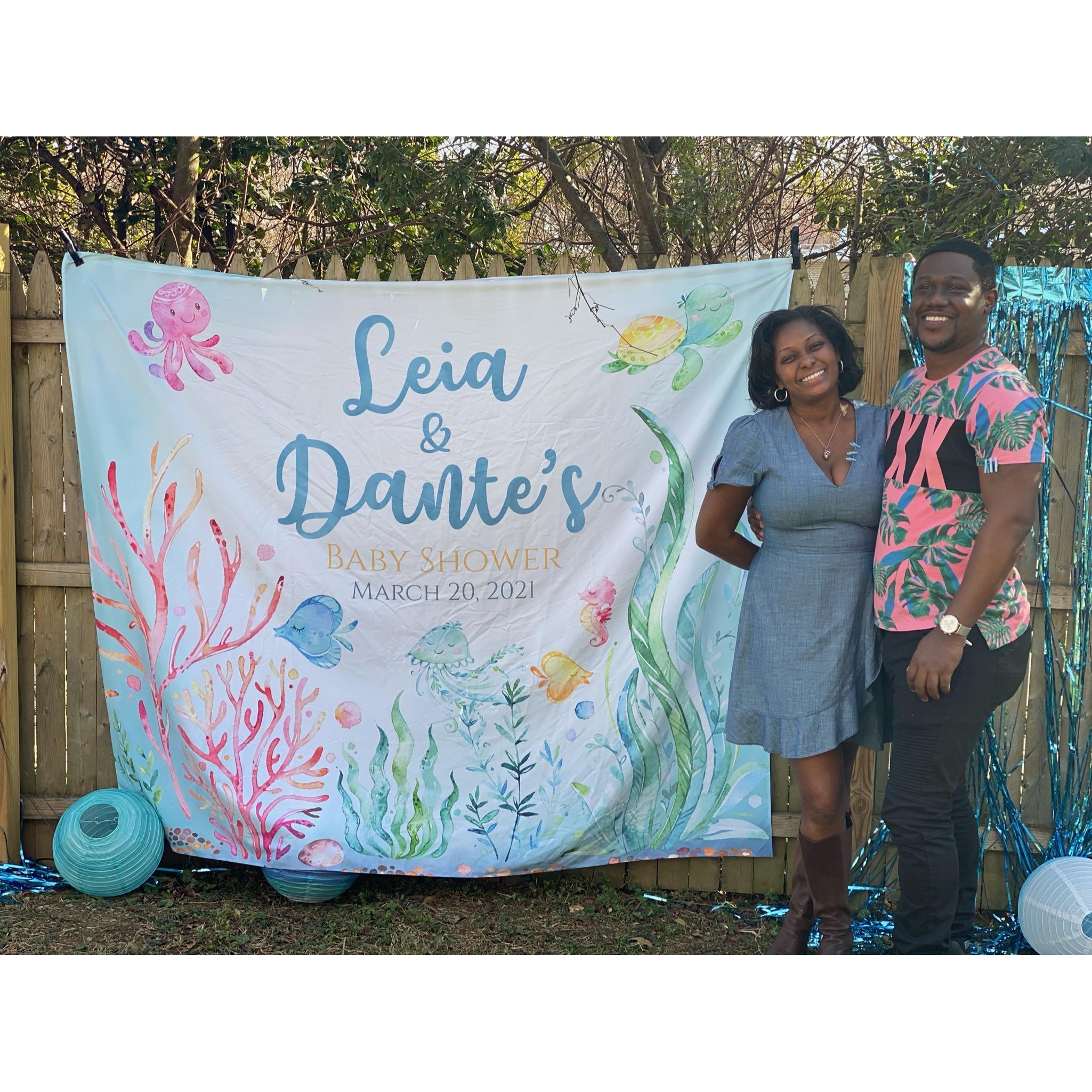 At Leia and Dante's Baby Shower