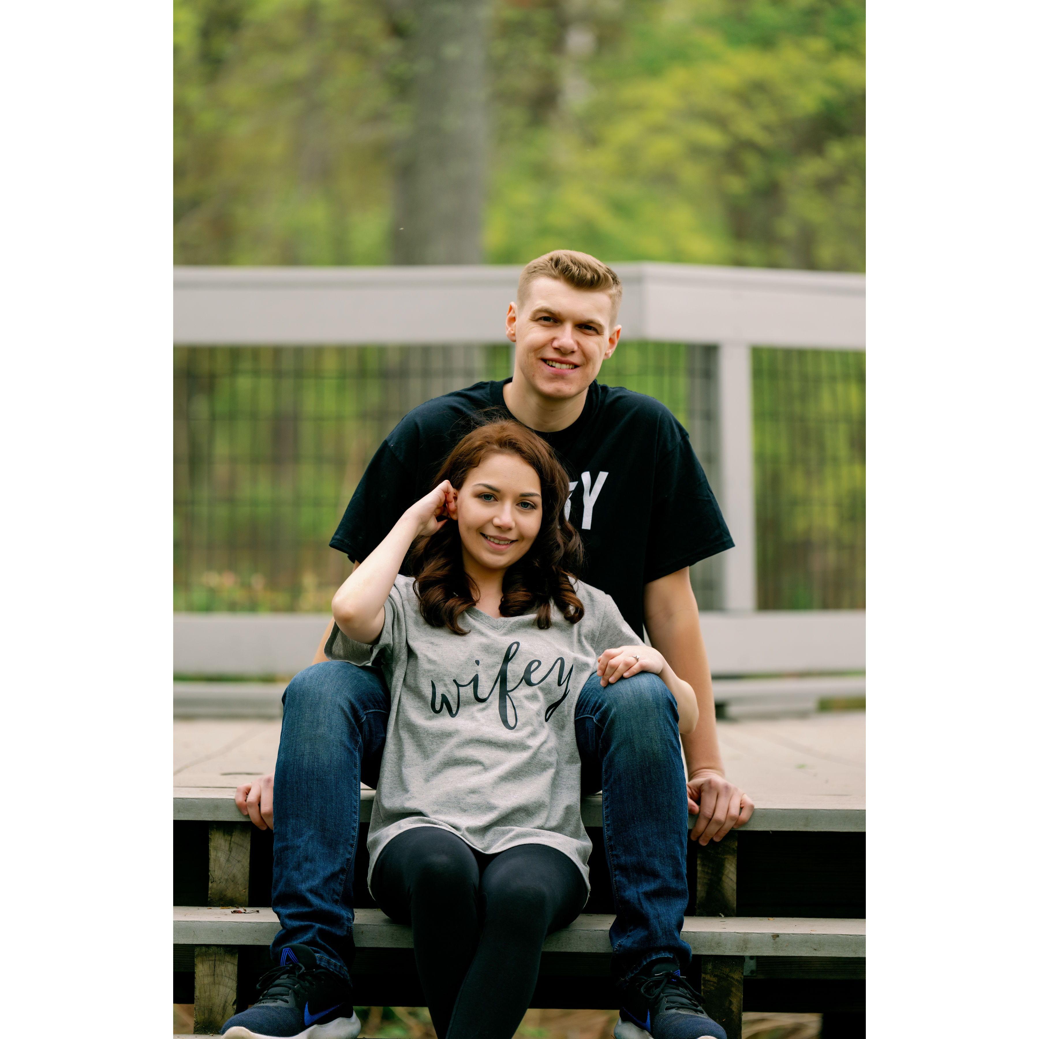 Our Engagement Photo Shoot, Congers Lake, NY - May 2022