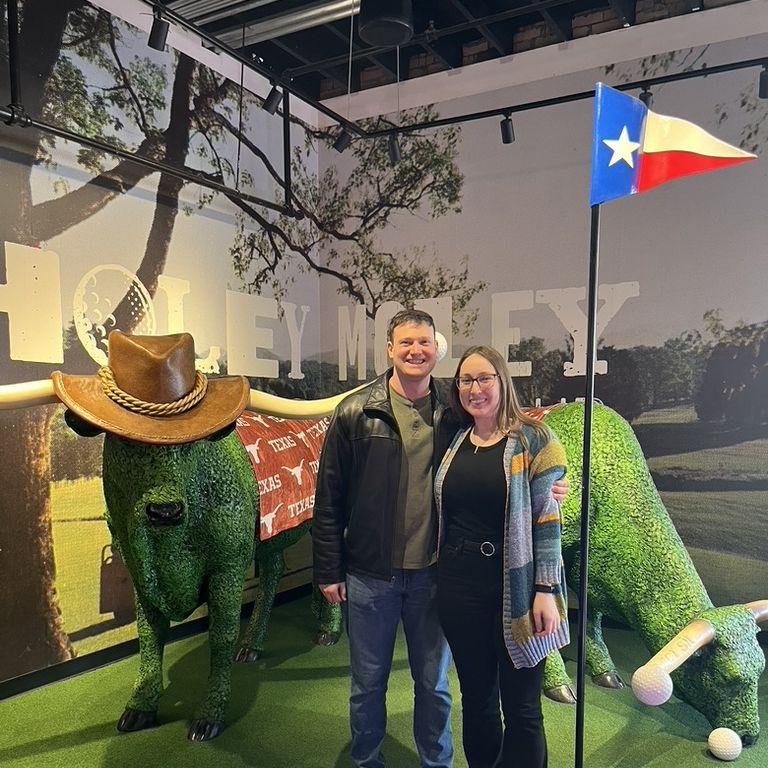 Our favorite date activity, Mini Golf!