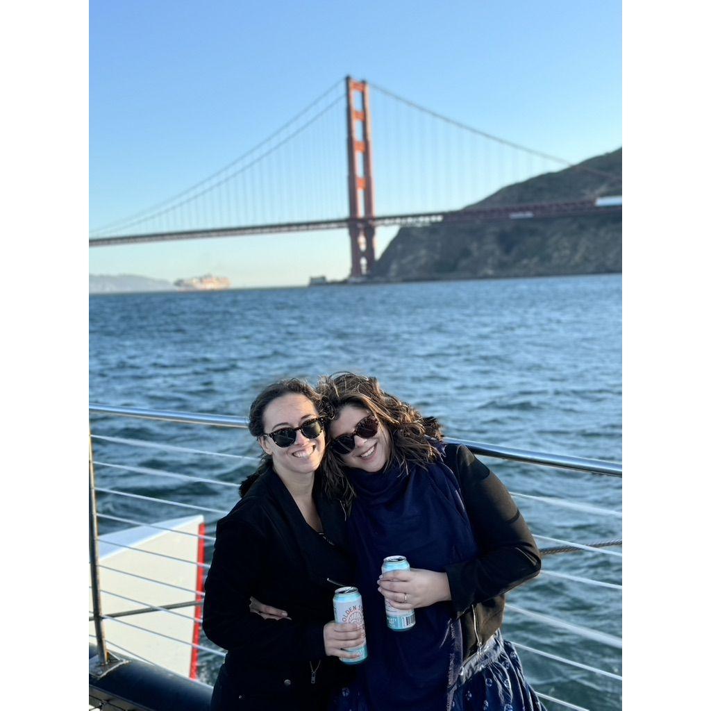Catamaran tour near the Golden Gate Bridge