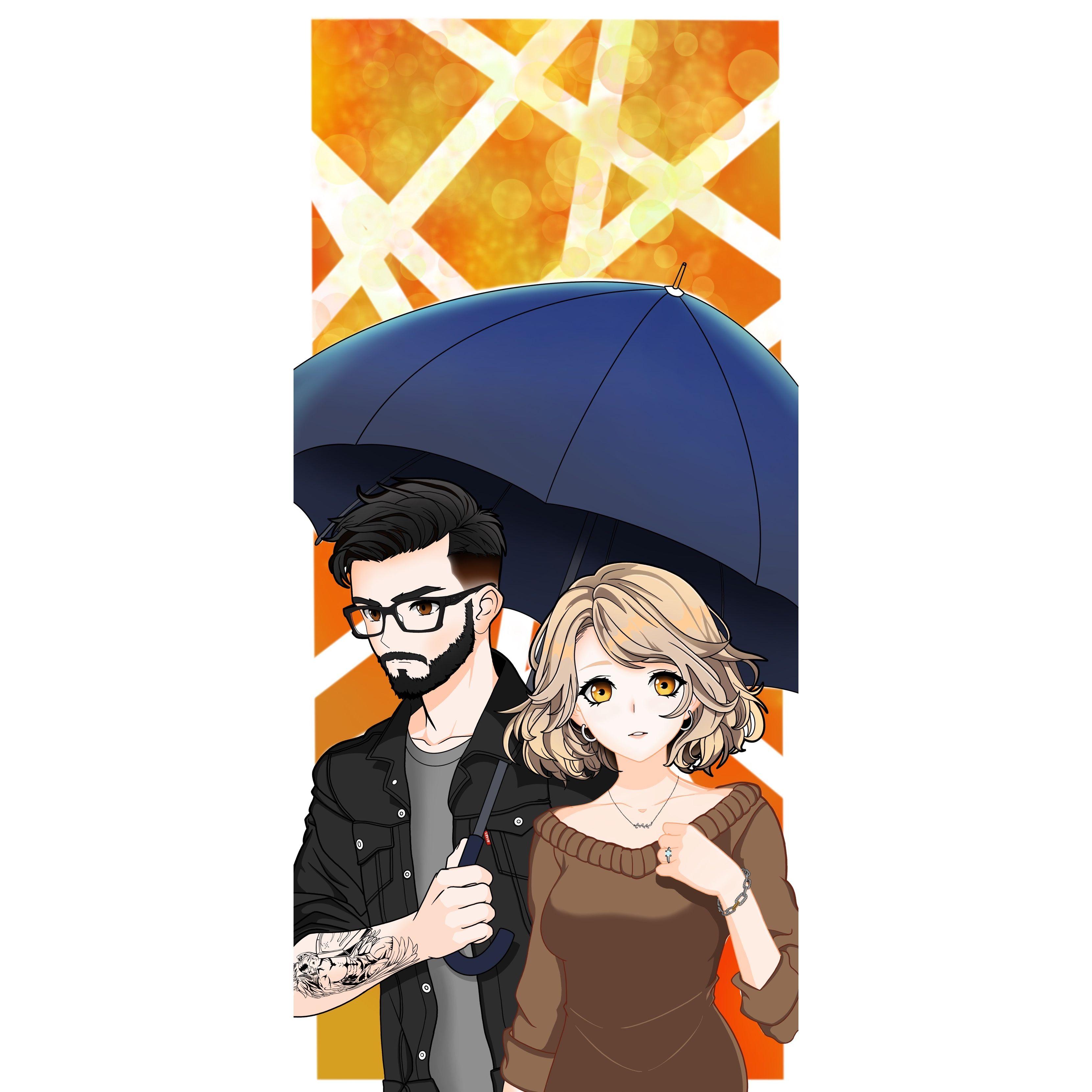 I took a chance and drew "us" for Merrill on Valentine's Day!